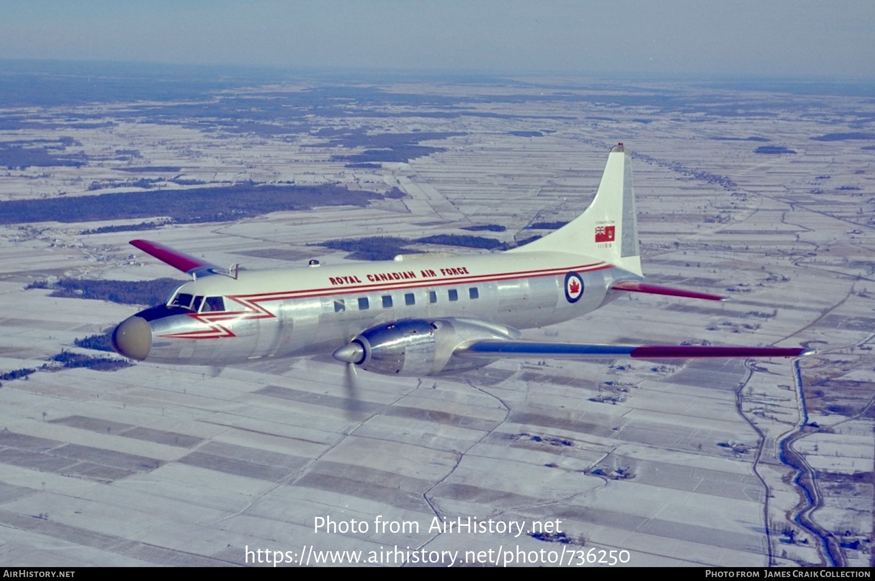 Aircraft Photo of 11159 | Canadair CL-66B Cosmopolitan | Canada - Air Force | AirHistory.net #736250