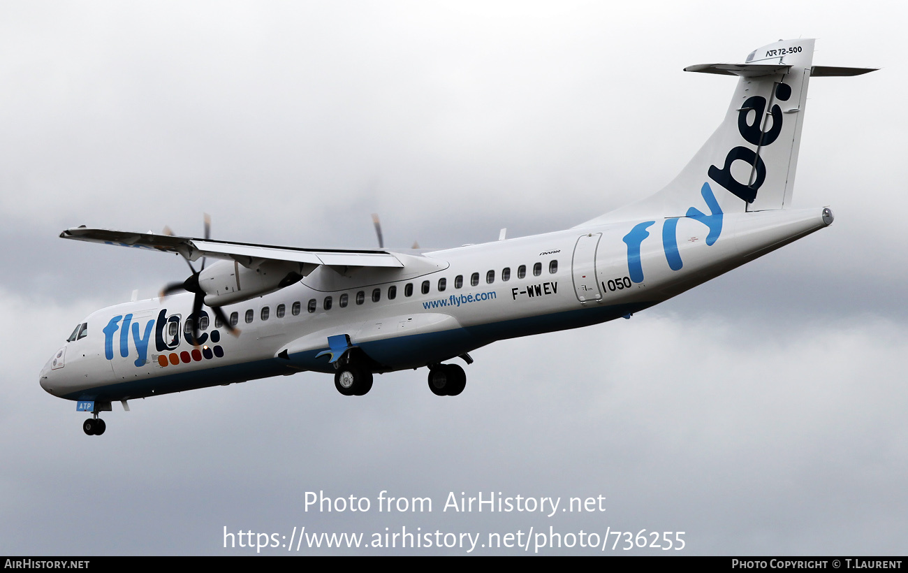 Aircraft Photo of F-WWEV | ATR ATR-72-500 (ATR-72-212A) | Flybe | AirHistory.net #736255