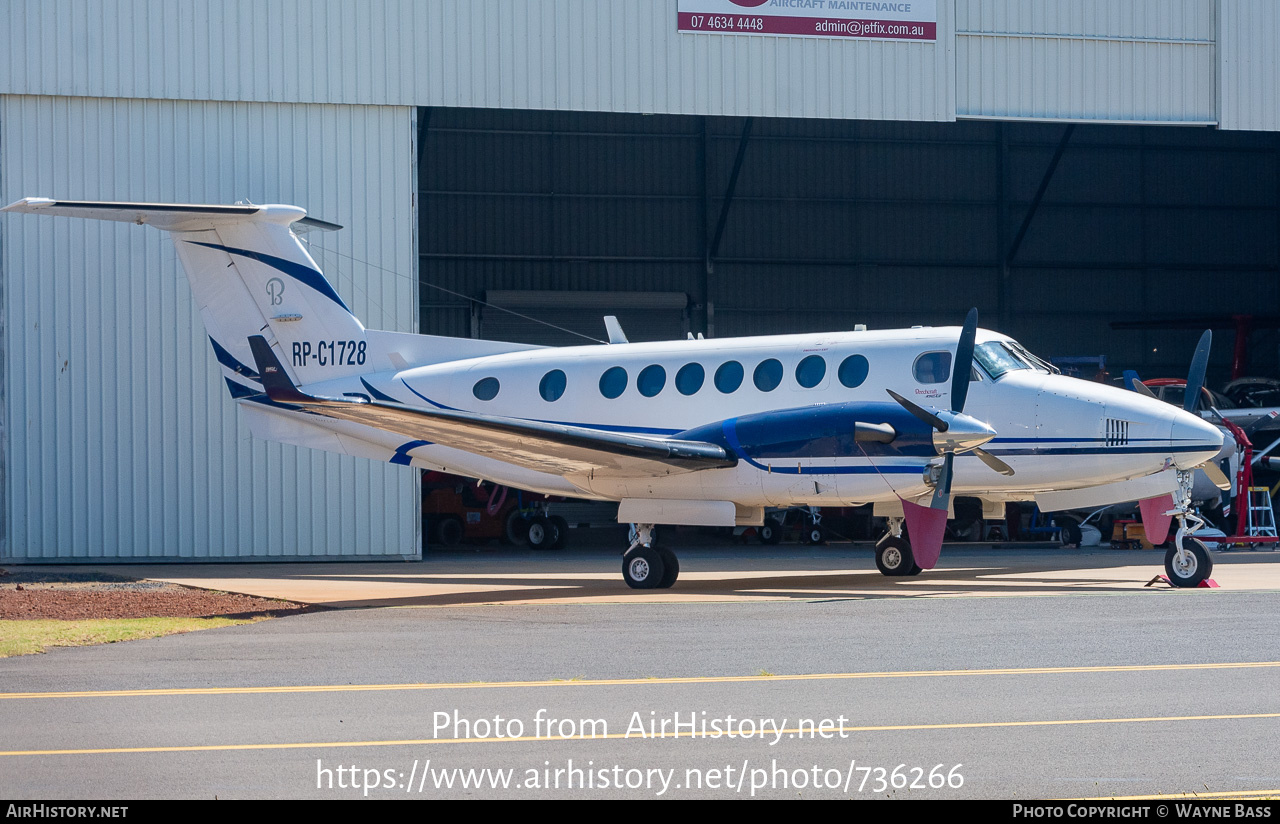 Aircraft Photo of RP-C1728 | Beech Super King Air 350 (B300) | AirHistory.net #736266