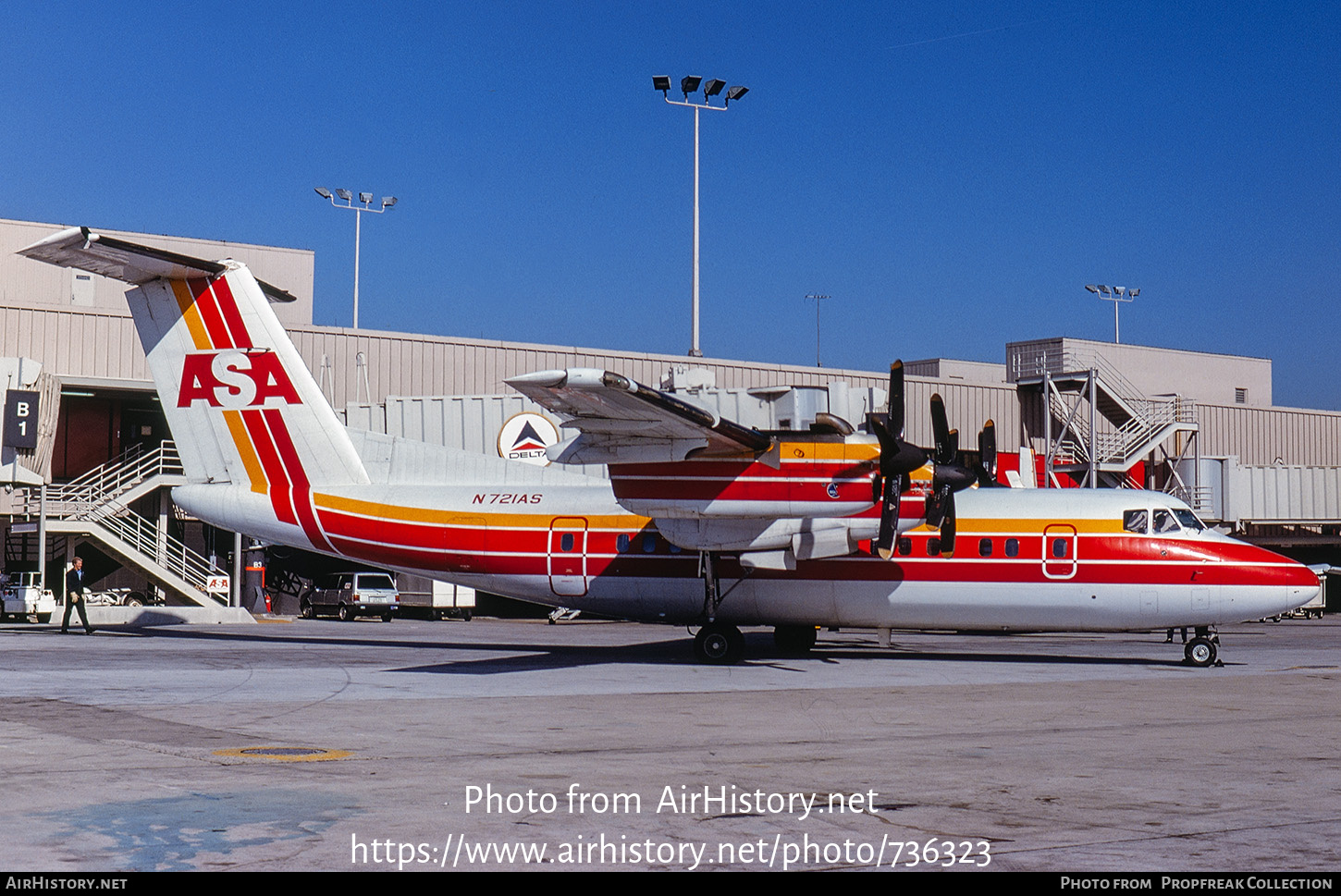 Aircraft Photo of N721AS | De Havilland Canada DHC-7-102 Dash 7 | ASA - Atlantic Southeast Airlines | AirHistory.net #736323