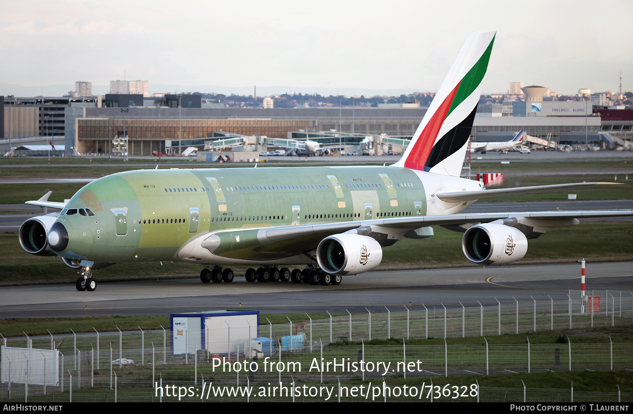 Aircraft Photo of F-WWSE | Airbus A380-861 | Emirates | AirHistory.net #736328