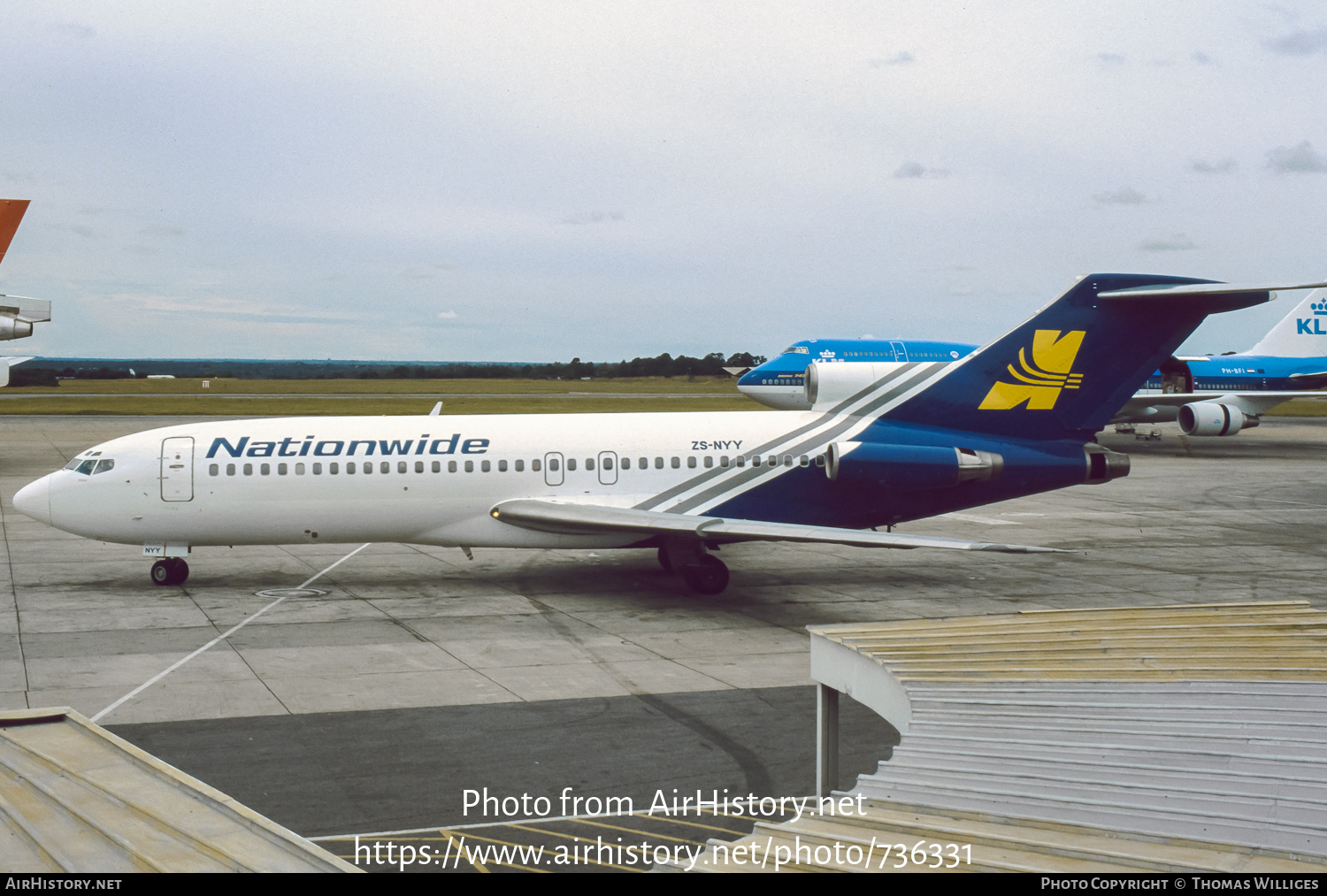 Aircraft Photo of ZS-NYY | Boeing 727-95 | Nationwide Airlines | AirHistory.net #736331