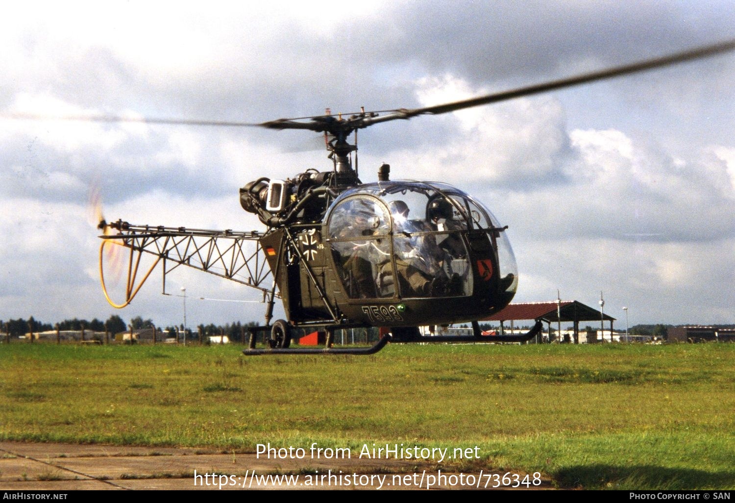 Aircraft Photo of 7593 | Sud SE-3130 Alouette II | Germany - Army | AirHistory.net #736348