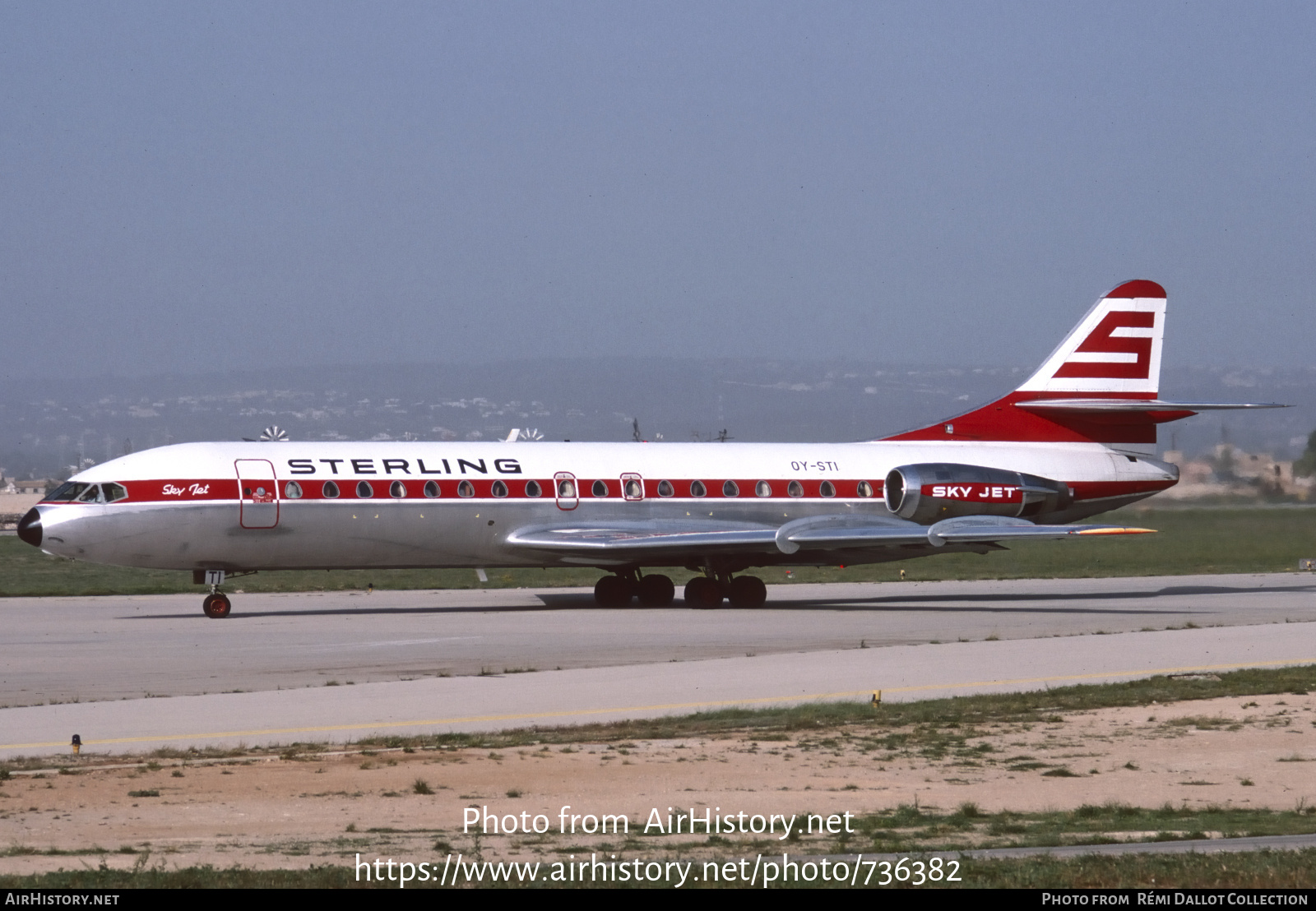 Aircraft Photo of OY-STI | Sud SE-210 Caravelle 10B3 Super B | Sterling Airways | AirHistory.net #736382