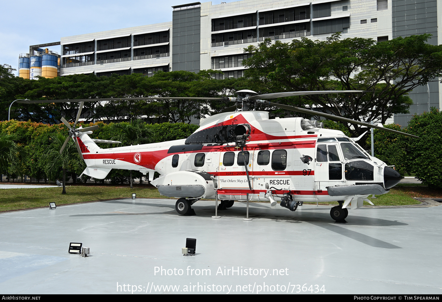 Aircraft Photo of 297 | Aerospatiale AS-332M1 Super Puma | Singapore - Air Force | AirHistory.net #736434