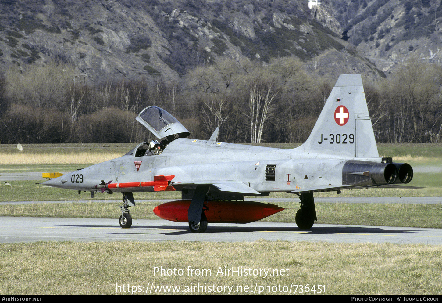 Aircraft Photo of J-3029 | Northrop F-5E Tiger II | Switzerland - Air Force | AirHistory.net #736451