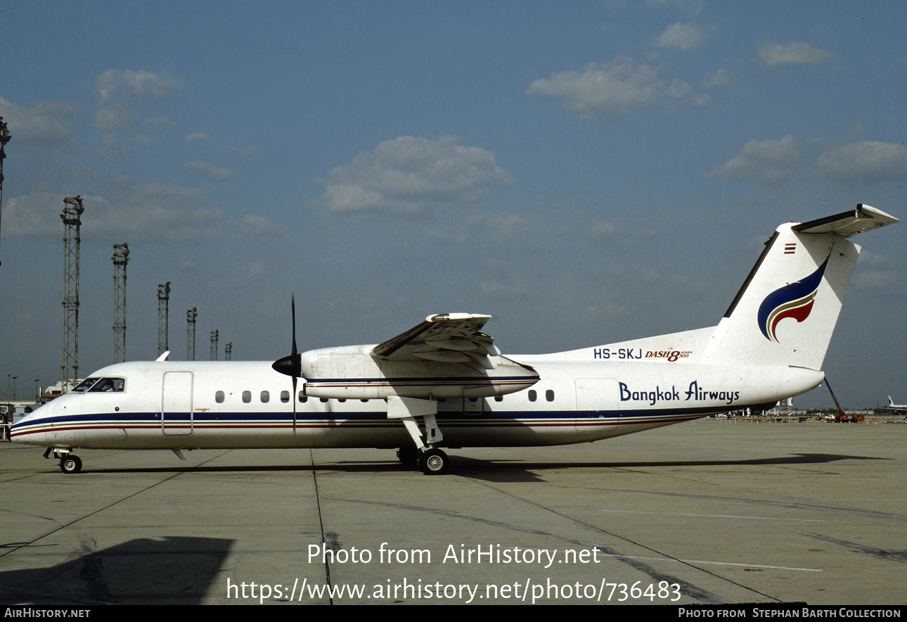 Aircraft Photo of HS-SKJ | De Havilland Canada DHC-8-311 Dash 8 | Bangkok Airways | AirHistory.net #736483