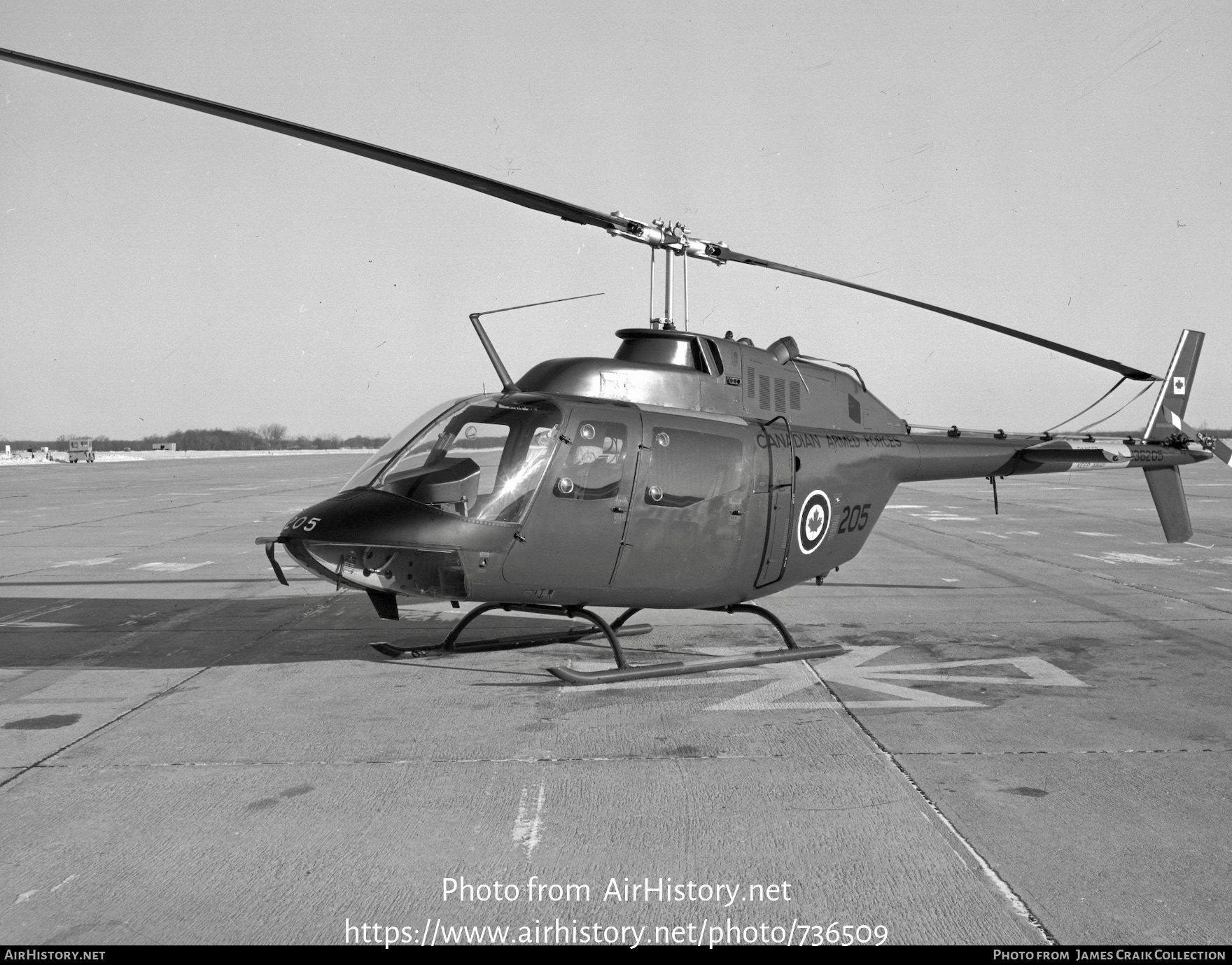 Aircraft Photo of 136205 | Bell CH-136 Kiowa (206A-1/COH-58A) | AirHistory.net #736509