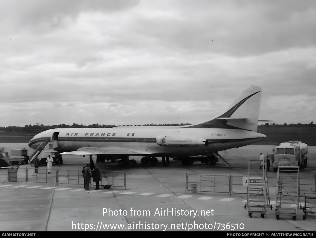 Aircraft Photo of F-BKGZ | Sud SE-210 Caravelle III | Air France | AirHistory.net #736510