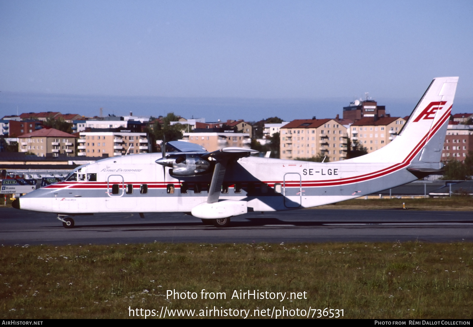 Aircraft Photo of SE-LGE | Short 360-200 | Flying Enterprise | AirHistory.net #736531