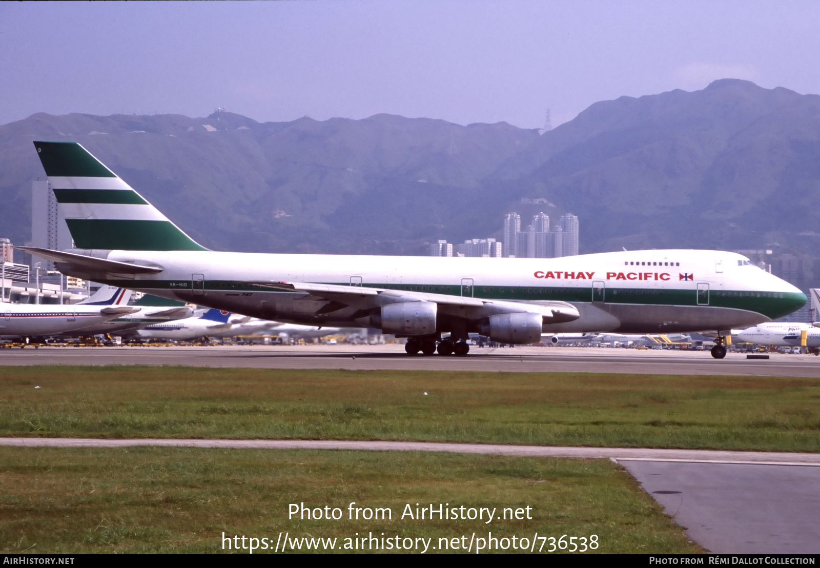 Aircraft Photo of VR-HID | Boeing 747-267B | Cathay Pacific Airways | AirHistory.net #736538