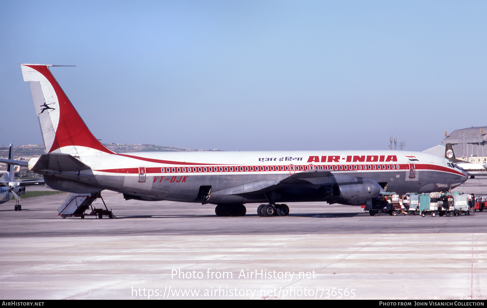 Aircraft Photo of VT-DJK | Boeing 707-437 | Air India | AirHistory.net #736565