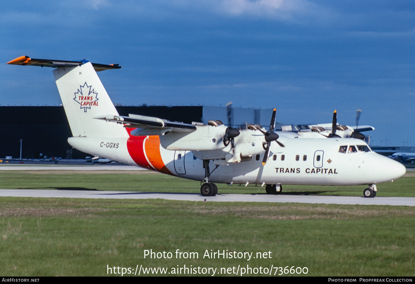 Aircraft Photo of C-GGXS | De Havilland Canada DHC-7-102 Dash 7 | Trans Capital Air | AirHistory.net #736600