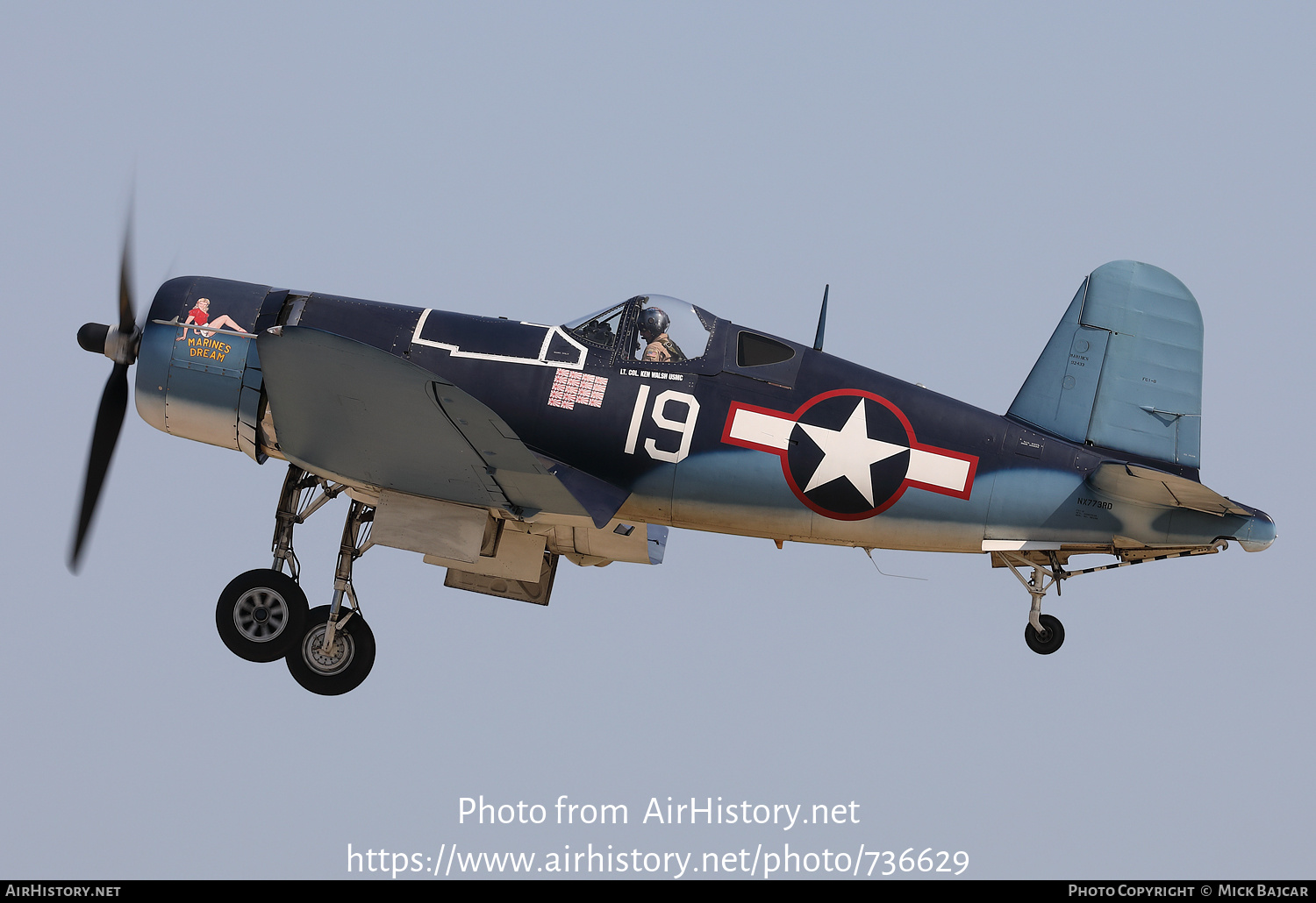 Aircraft Photo of N773RD / NX773RD / 92433 | Vought FG-1D Corsair | USA - Marines | AirHistory.net #736629