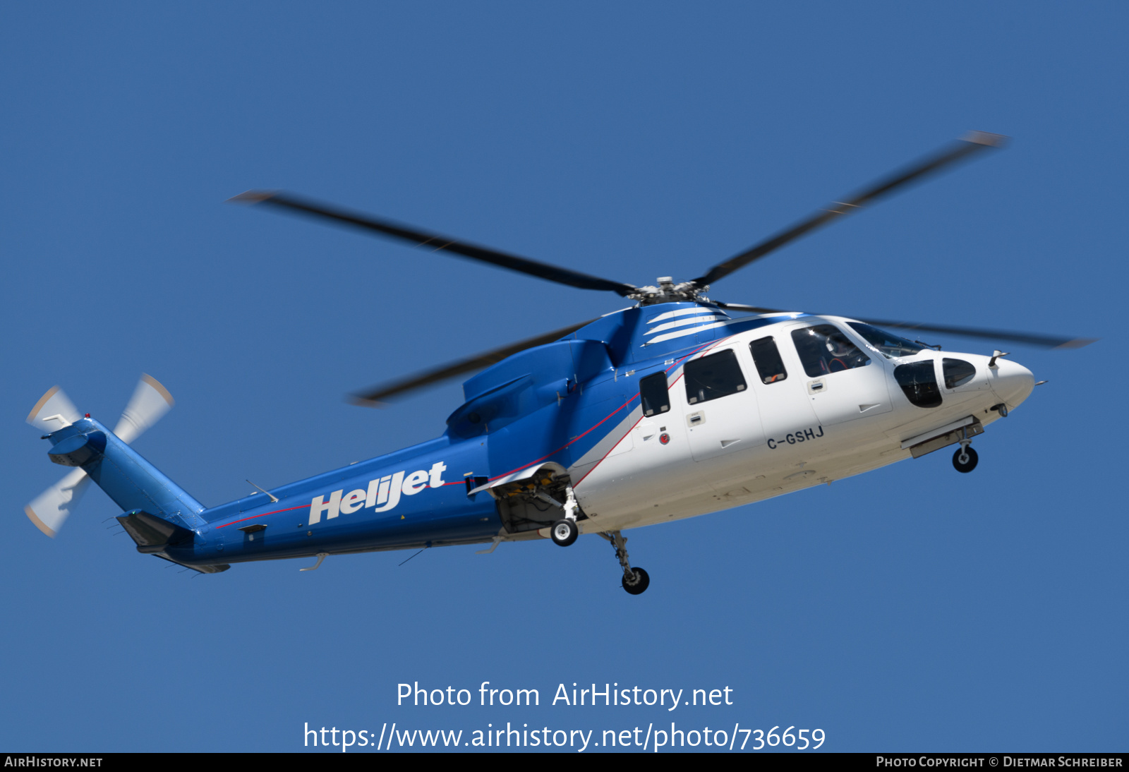 Aircraft Photo of C-GSHJ | Sikorsky S-76C++ | HeliJet | AirHistory.net #736659