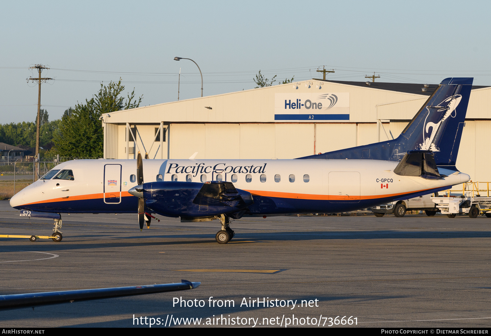 Aircraft Photo of C-GPCQ | Saab-Fairchild SF-340A | Pacific Coastal Airlines | AirHistory.net #736661