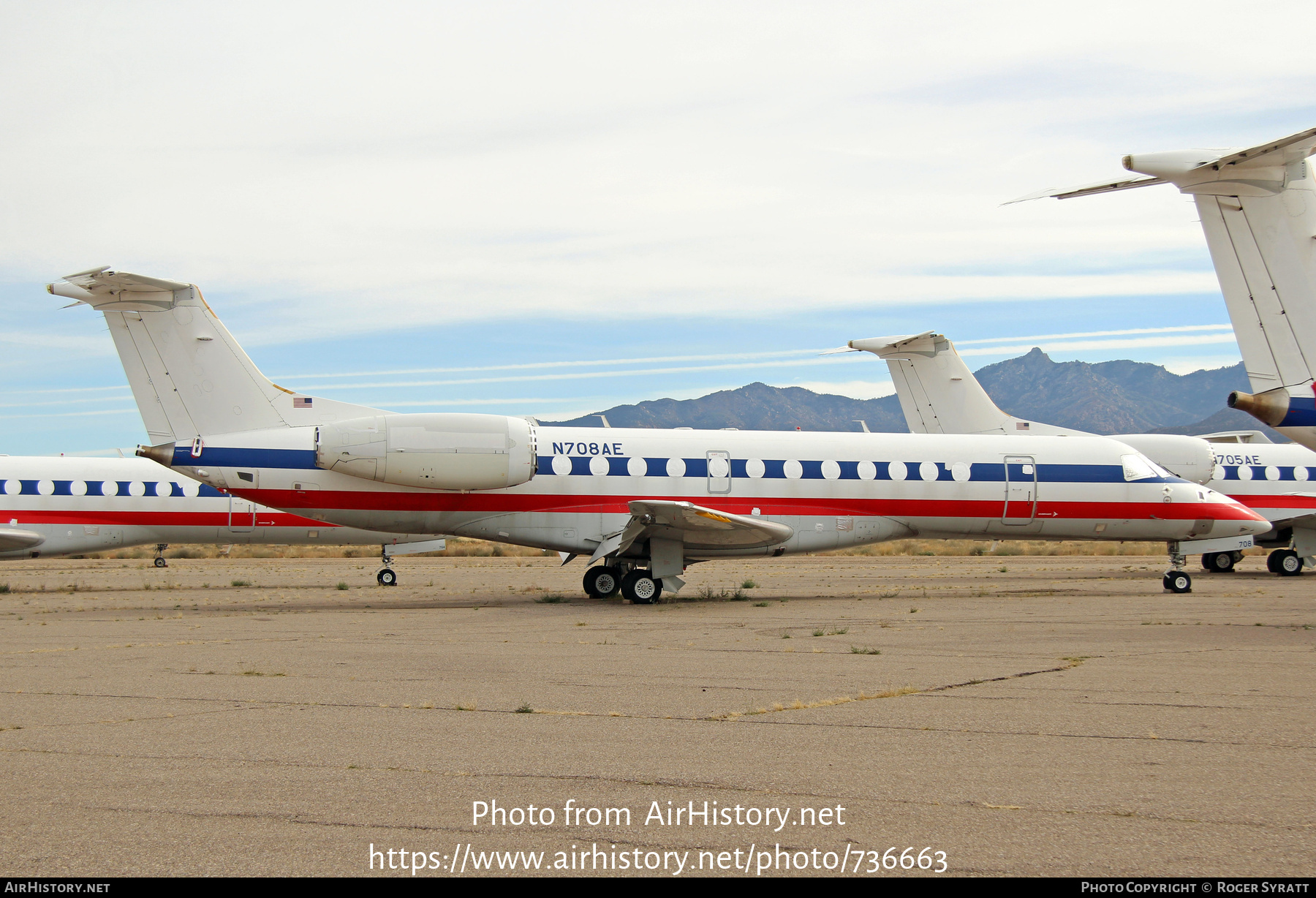 Aircraft Photo of N708AE | Embraer ERJ-135LR (EMB-135LR) | AirHistory.net #736663