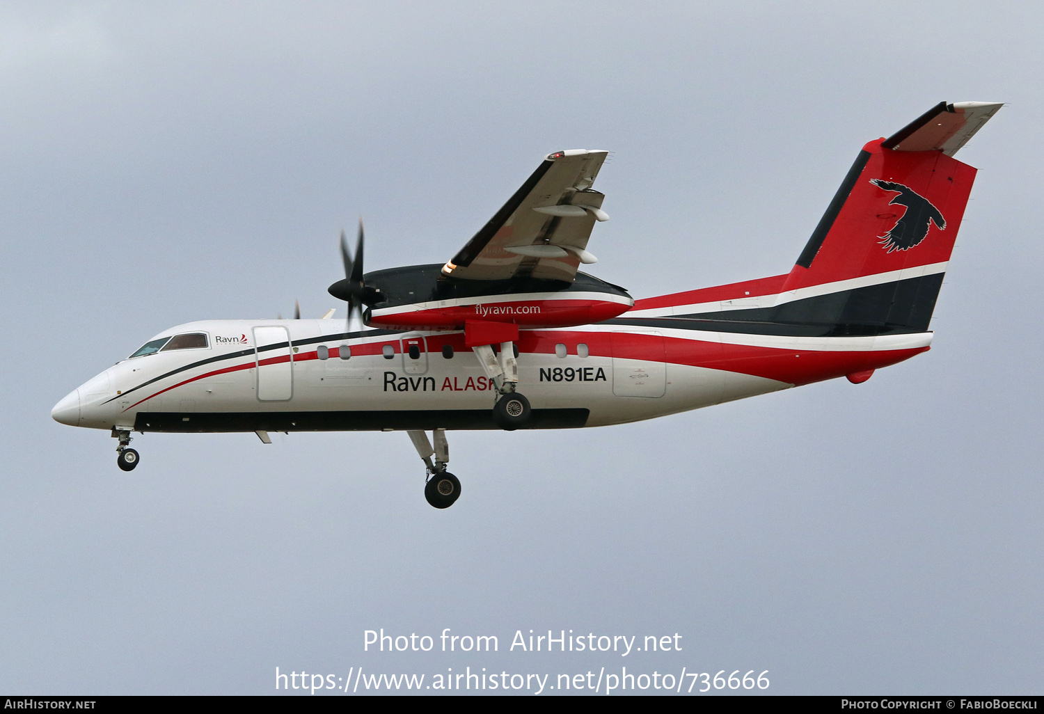 Aircraft Photo of N891EA | De Havilland Canada DHC-8-106 Dash 8 | Ravn Alaska | AirHistory.net #736666