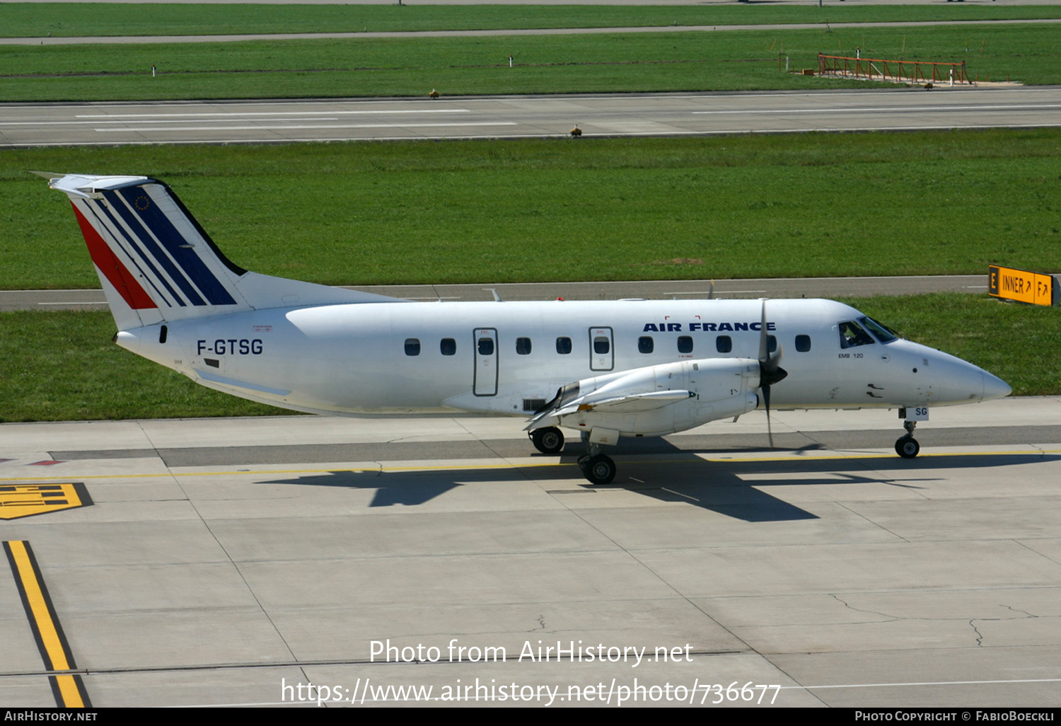 Aircraft Photo of F-GTSG | Embraer EMB-120RT Brasilia | Air France | AirHistory.net #736677