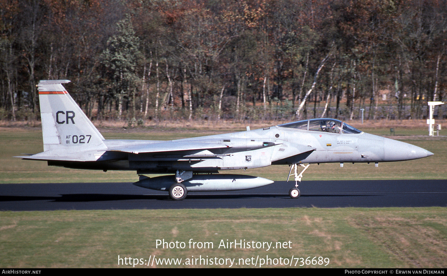 Aircraft Photo of 81-0027 / AF81-027 | McDonnell Douglas F-15C Eagle | USA - Air Force | AirHistory.net #736689