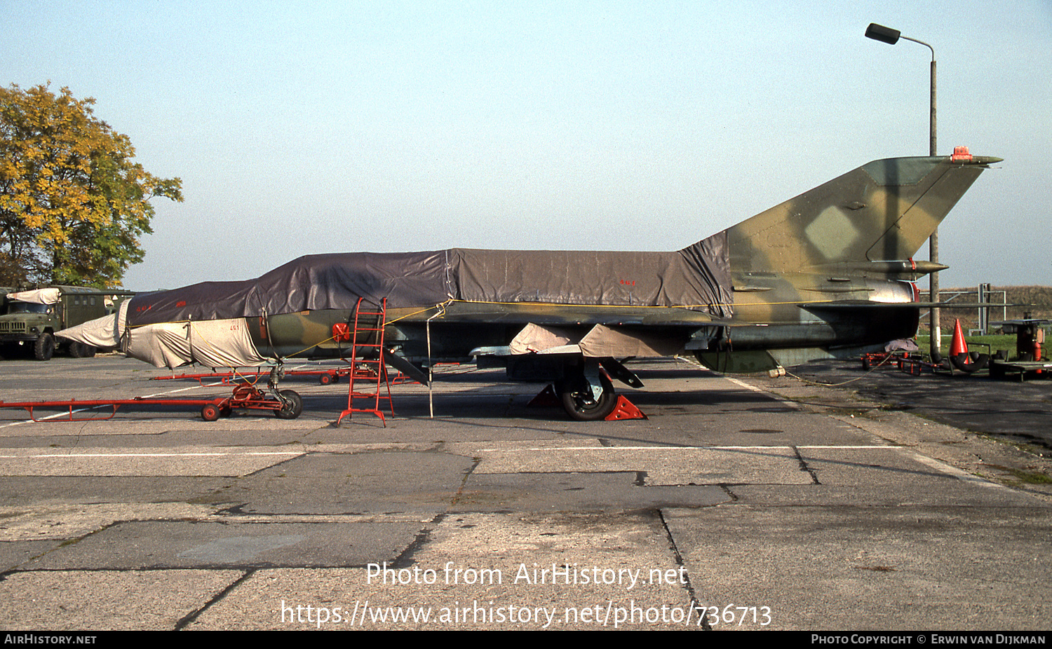 Aircraft Photo of 461 | Mikoyan-Gurevich MiG-21M | East Germany - Air Force | AirHistory.net #736713