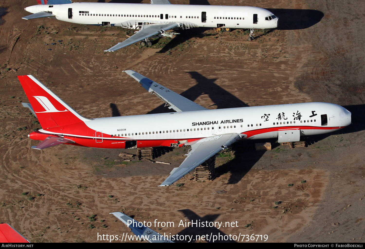 Aircraft Photo of N616KW | Boeing 767-36D | Shanghai Airlines | AirHistory.net #736719