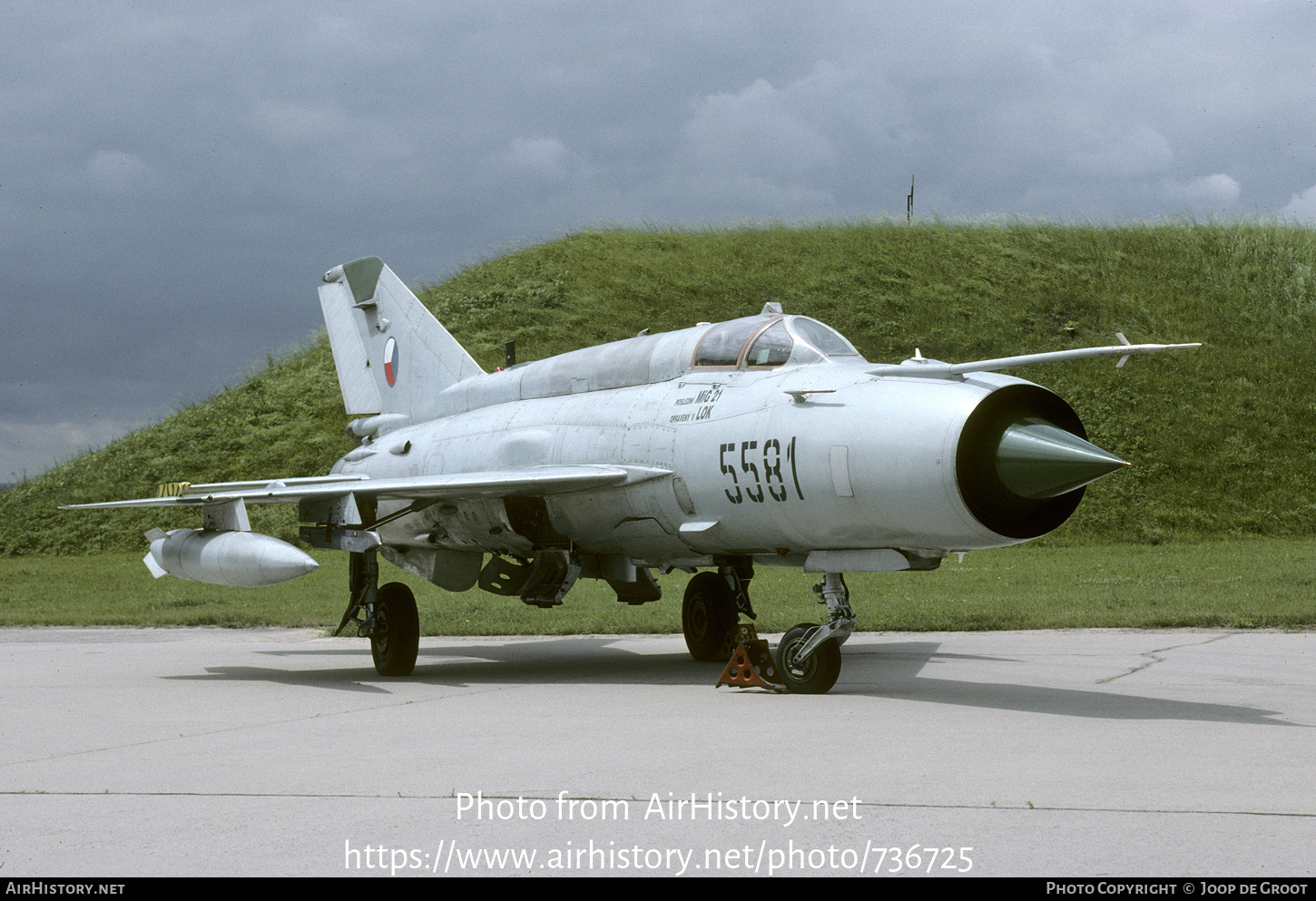 Aircraft Photo of 5581 | Mikoyan-Gurevich MiG-21MFN | Czechia - Air Force | AirHistory.net #736725