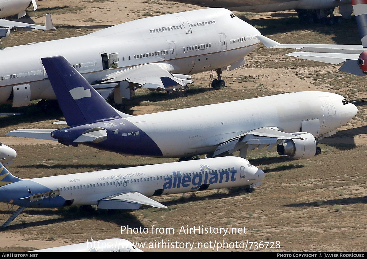 Aircraft Photo of N445FE | Airbus A310-203/F | FedEx Express - Federal Express | AirHistory.net #736728