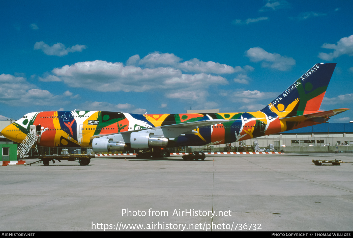 Aircraft Photo of ZS-SAJ | Boeing 747-312 | South African Airways | AirHistory.net #736732