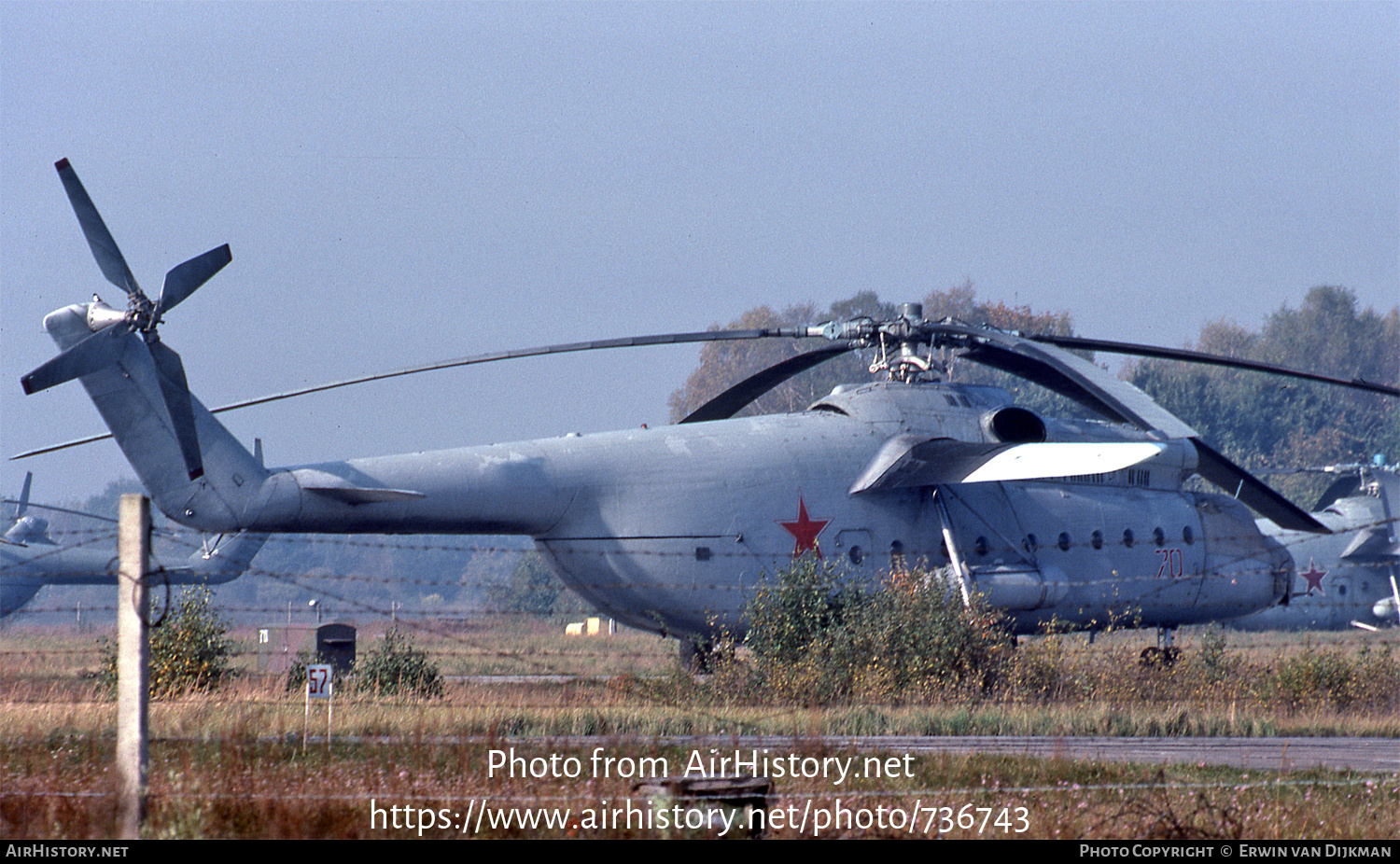 Aircraft Photo of 70 red | Mil Mi-6A | Soviet Union - Air Force | AirHistory.net #736743