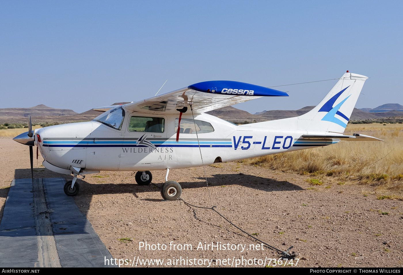 Aircraft Photo of V5-LEO | Cessna 210N Centurion | Wilderness Air | AirHistory.net #736747