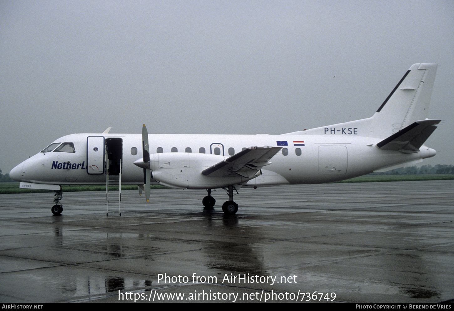 Aircraft Photo of PH-KSE | Saab 340B | Netherlines | AirHistory.net #736749