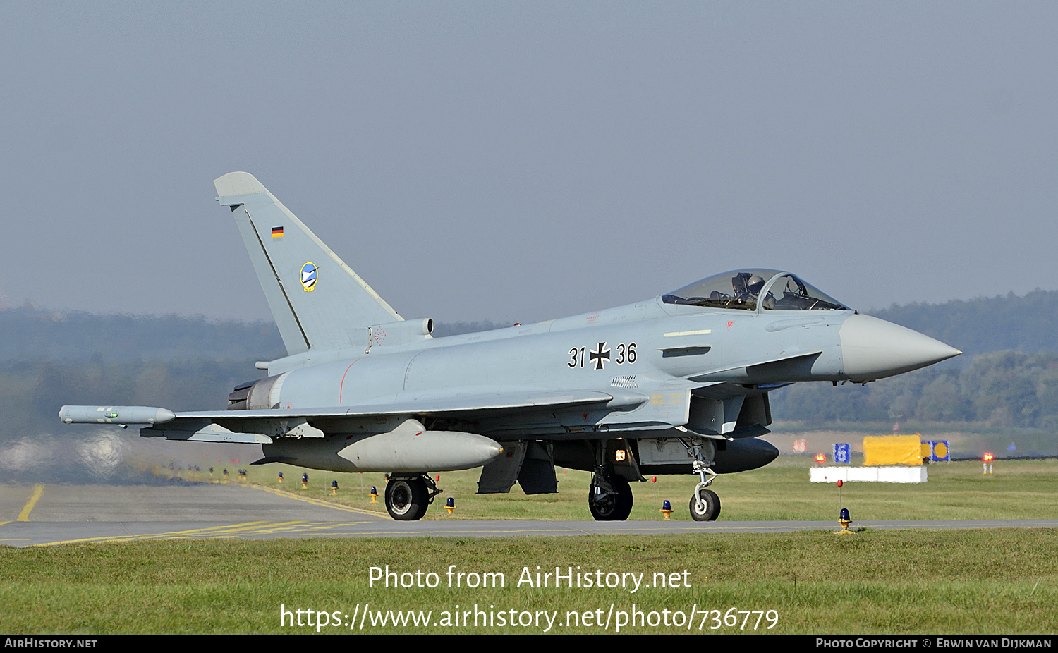 Aircraft Photo of 3136 | Eurofighter EF-2000 Typhoon S | Germany - Air Force | AirHistory.net #736779