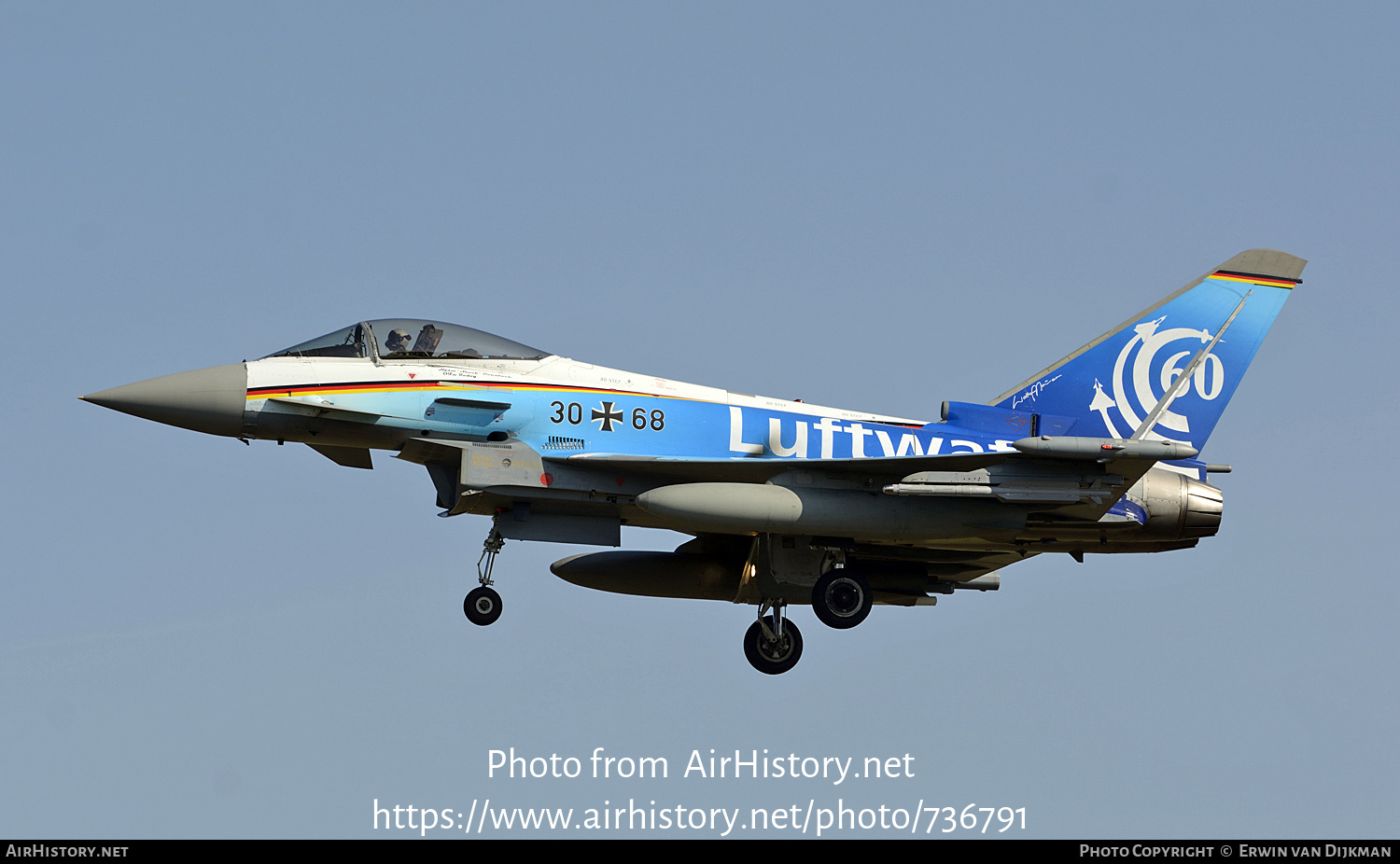 Aircraft Photo of 3068 | Eurofighter EF-2000 Typhoon | Germany - Air Force | AirHistory.net #736791