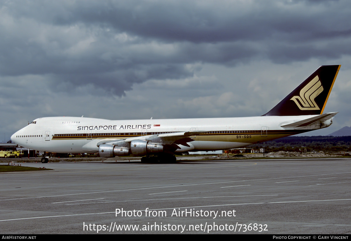 Aircraft Photo of 9V-SQS | Boeing 747-212B | Singapore Airlines | AirHistory.net #736832