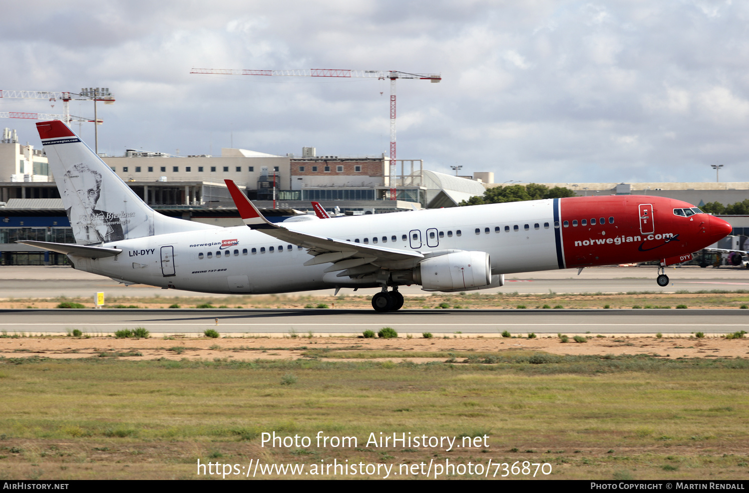 Aircraft Photo of LN-DYY | Boeing 737-8JP | Norwegian | AirHistory.net #736870