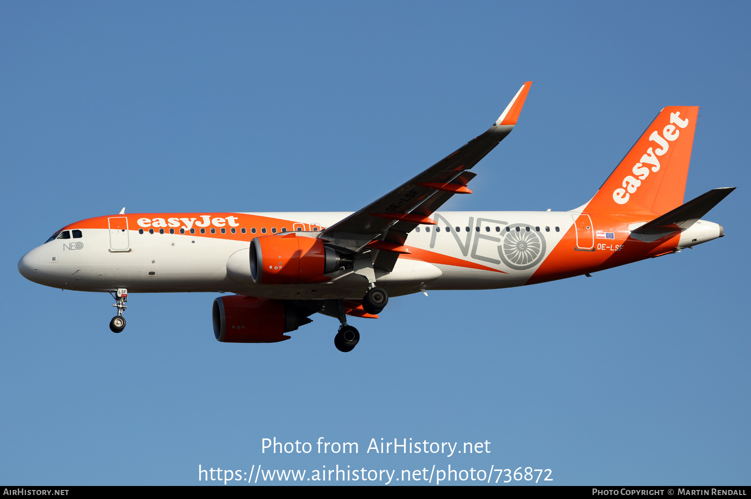 Aircraft Photo of OE-LSF | Airbus A320-251N | EasyJet | AirHistory.net #736872