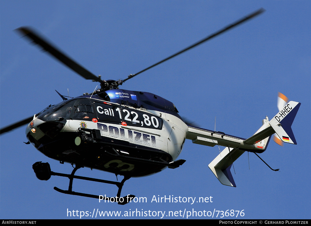 Aircraft Photo of D-HHEC | Eurocopter-Kawasaki EC-145 (BK-117C-2) | Polizei Hessen | AirHistory.net #736876