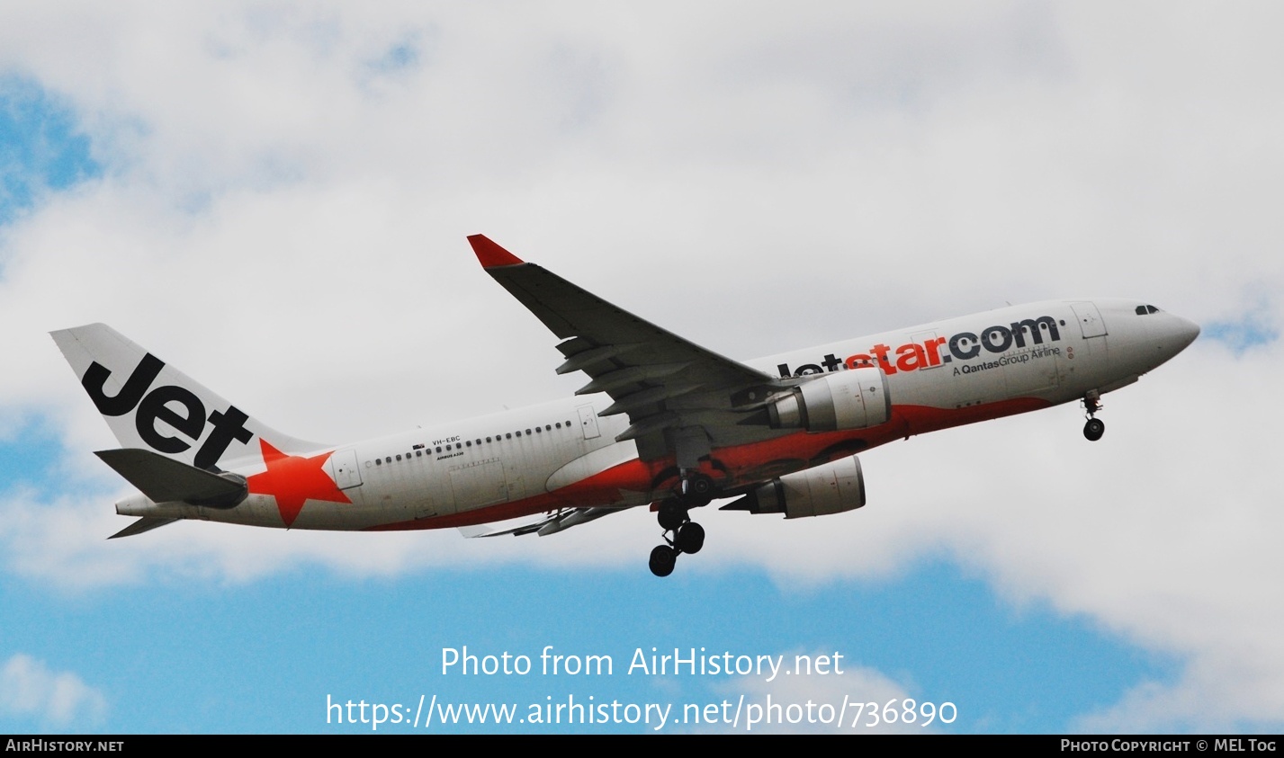 Aircraft Photo of VH-EBC | Airbus A330-202 | Jetstar Airways | AirHistory.net #736890