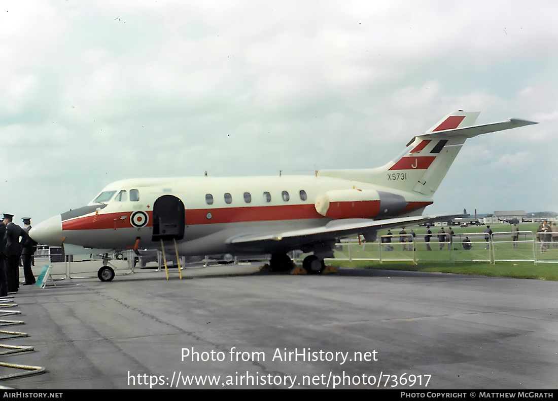 Aircraft Photo of XS731 | Hawker Siddeley HS-125-2 Dominie T1 | UK - Air Force | AirHistory.net #736917