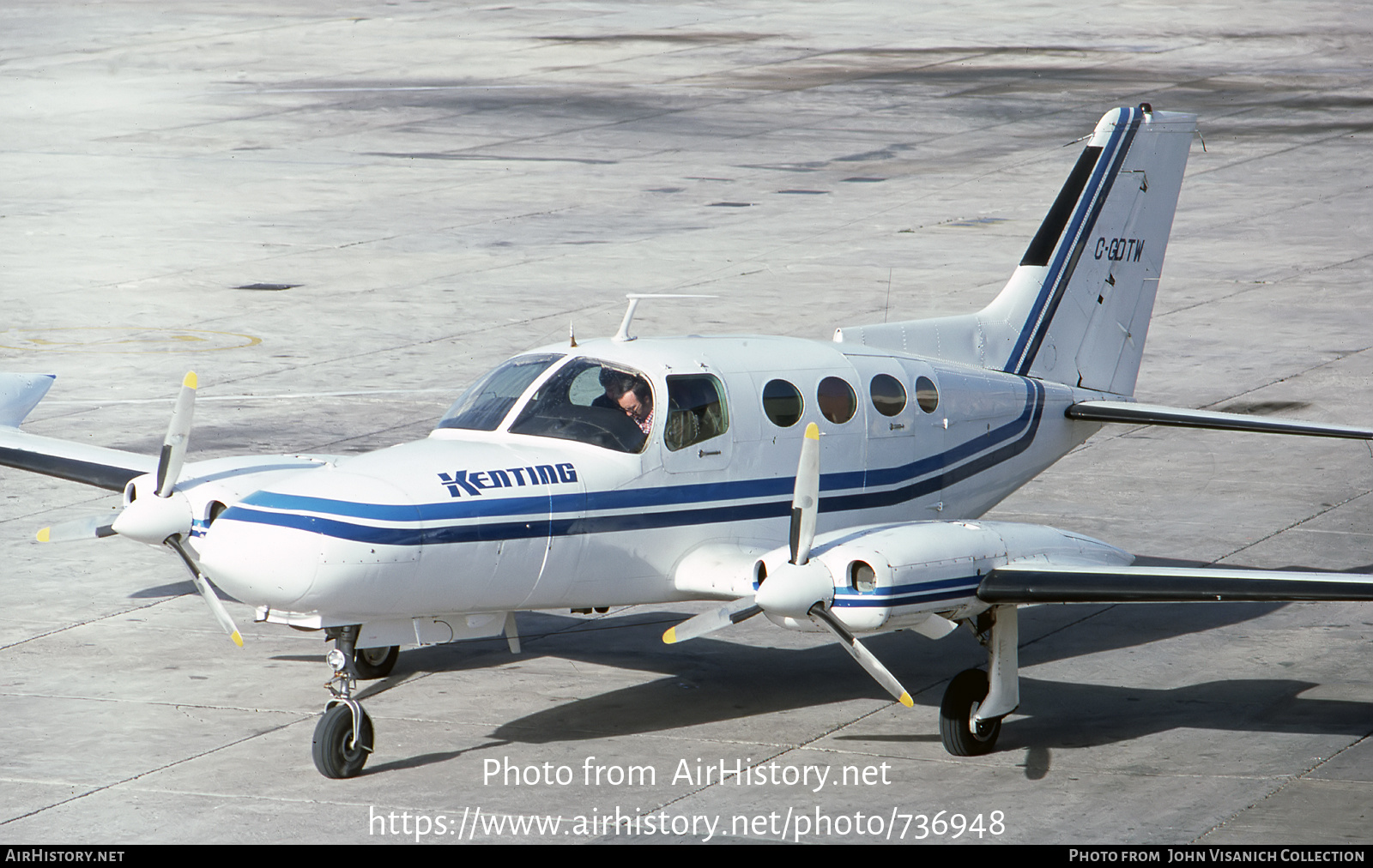 Aircraft Photo of C-GDTW | Cessna 402A | Kenting | AirHistory.net #736948