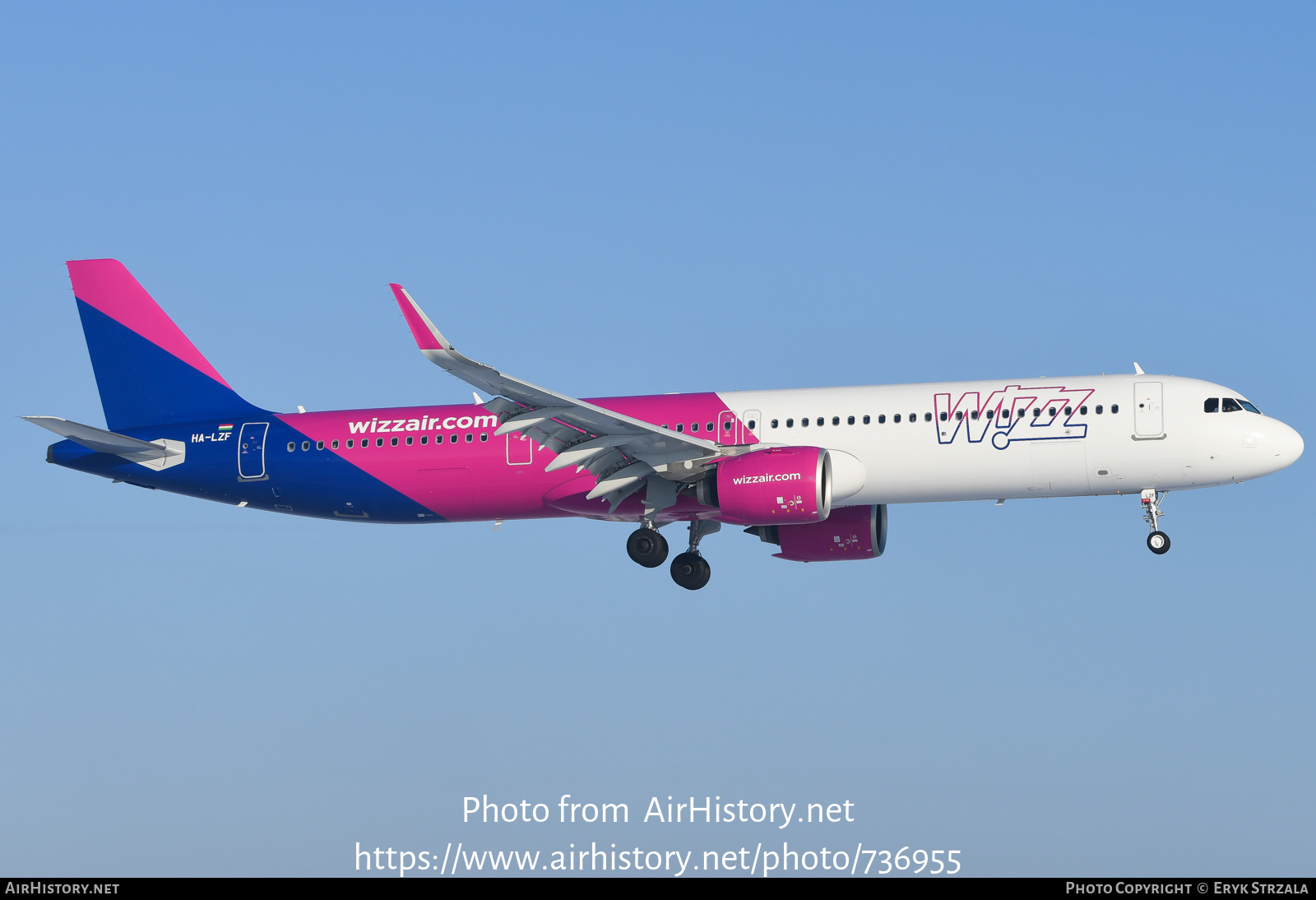 Aircraft Photo of HA-LZF | Airbus A321-271NX | Wizz Air | AirHistory.net #736955