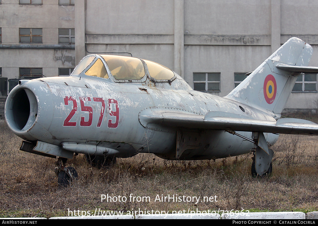 Aircraft Photo of 2579 | Aero CS-102 (MiG-15UTI) | Romania - Air Force | AirHistory.net #736962