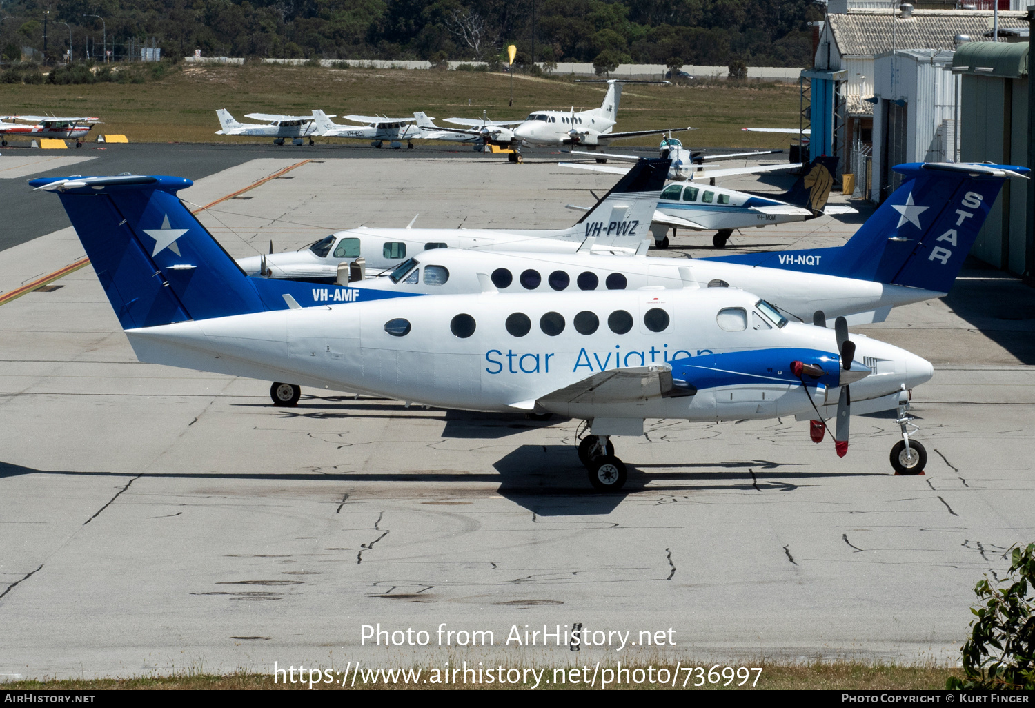 Aircraft Photo of VH-AMF | Beech 200 Super King Air | Star Aviation | AirHistory.net #736997