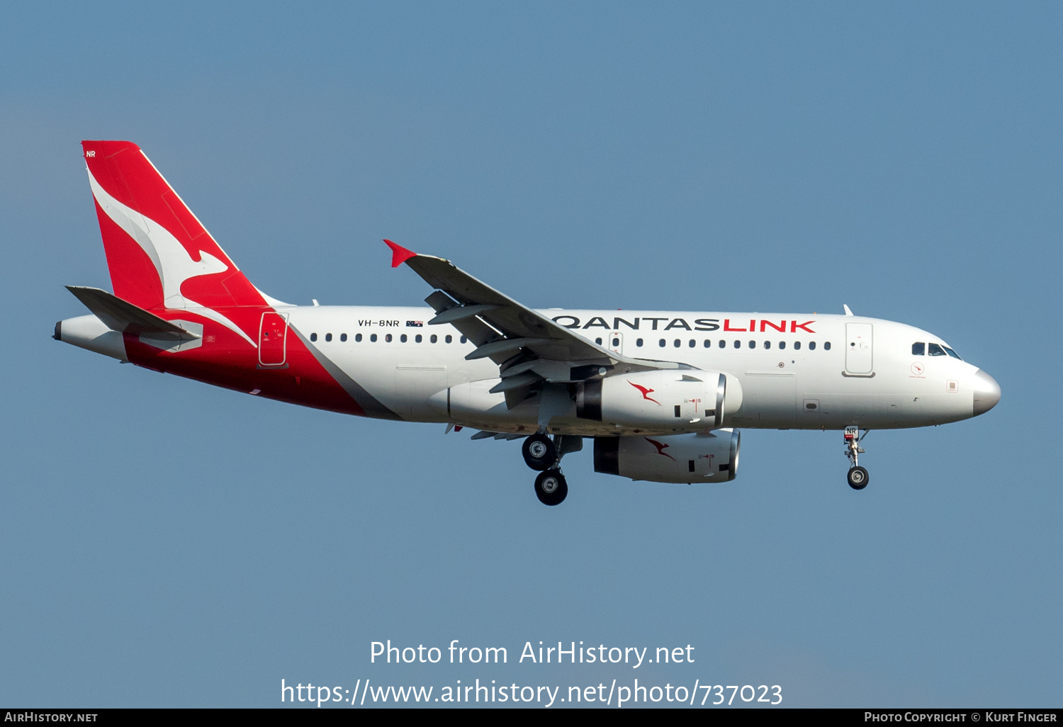 Aircraft Photo of VH-8NR | Airbus A319-132 | QantasLink | AirHistory.net #737023