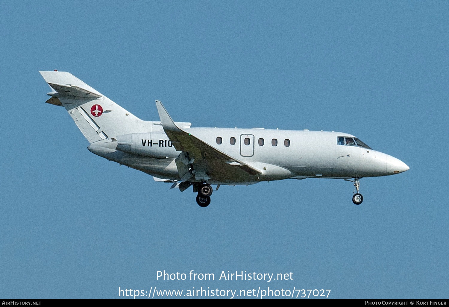 Aircraft Photo of VH-RIO | Raytheon Hawker 800XP | AirHistory.net #737027