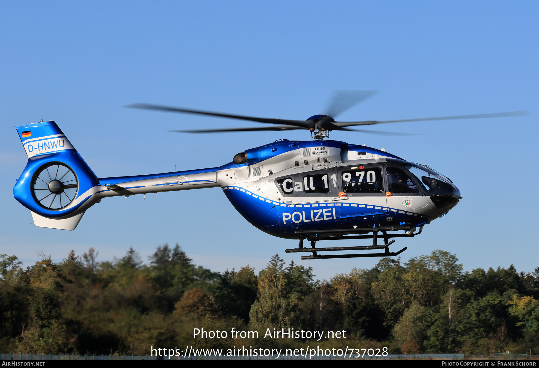 Aircraft Photo of D-HNWU | Airbus Helicopters H-145T-2 | Polizei Nordrhein-Westfalen | AirHistory.net #737028