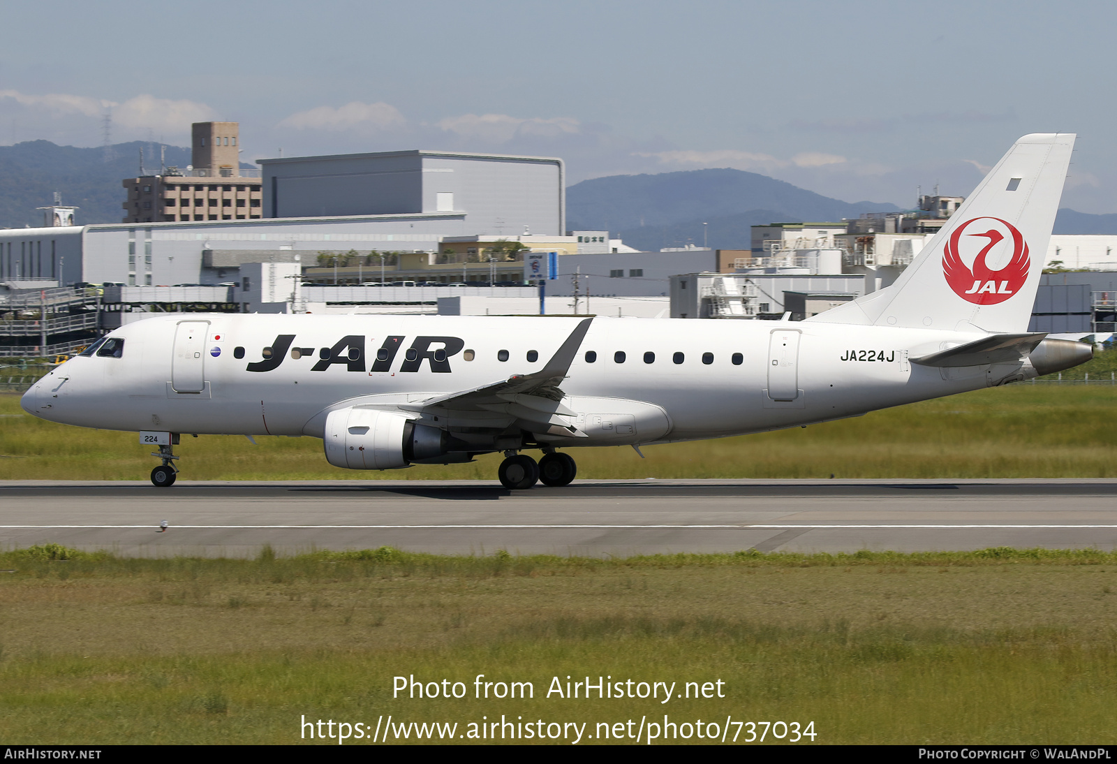 Aircraft Photo of JA224J | Embraer 170STD (ERJ-170-100STD) | J-Air | AirHistory.net #737034