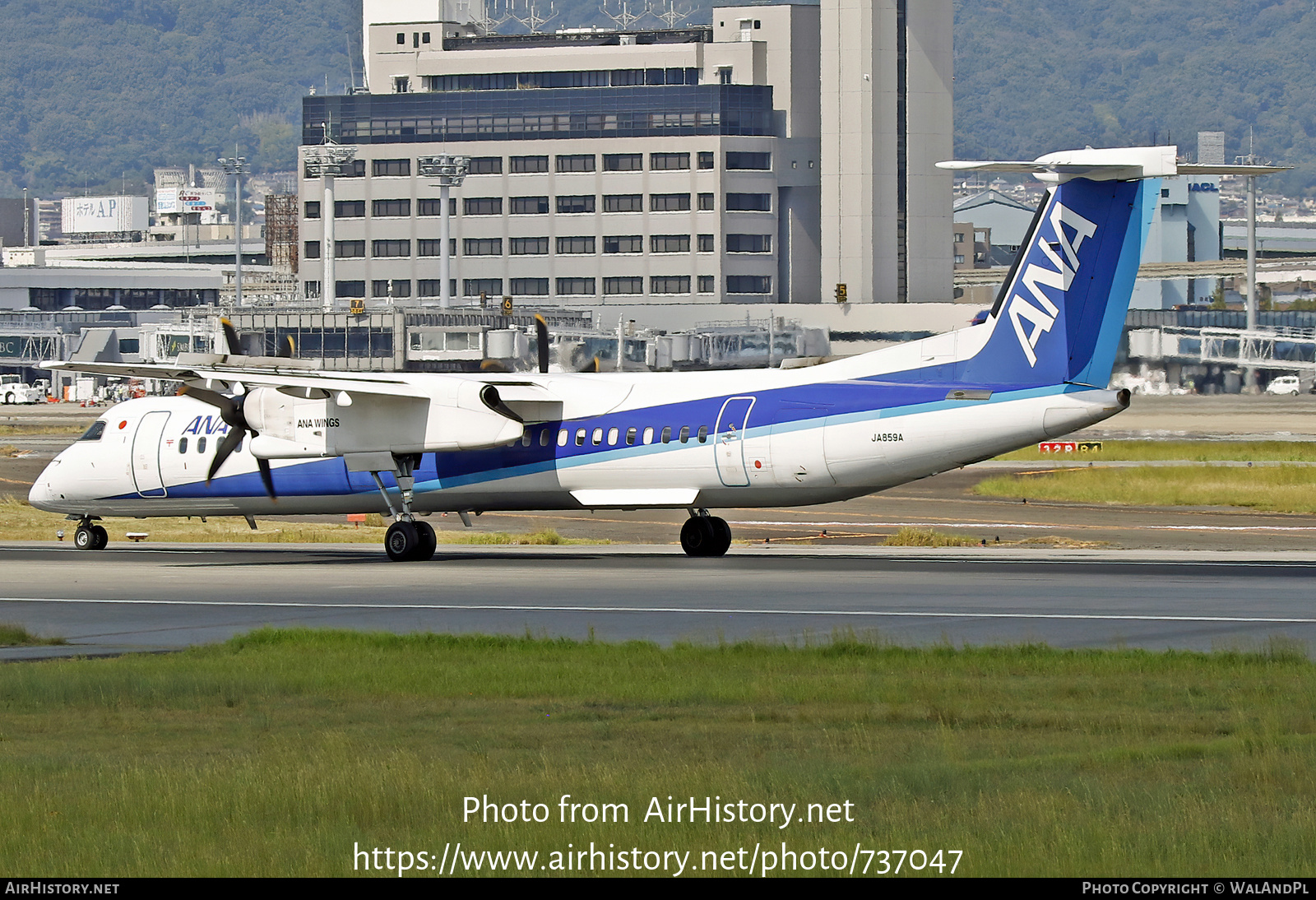 Aircraft Photo of JA859A | Bombardier DHC-8-401 Dash 8 | All Nippon Airways - ANA | AirHistory.net #737047