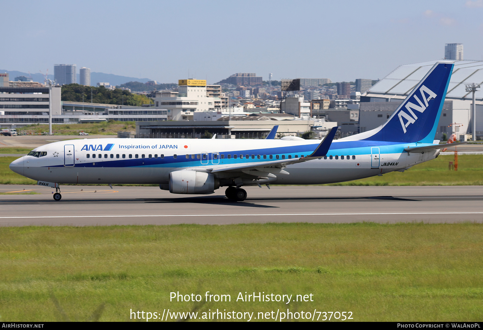 Aircraft Photo of JA84AN | Boeing 737-881 | All Nippon Airways - ANA | AirHistory.net #737052